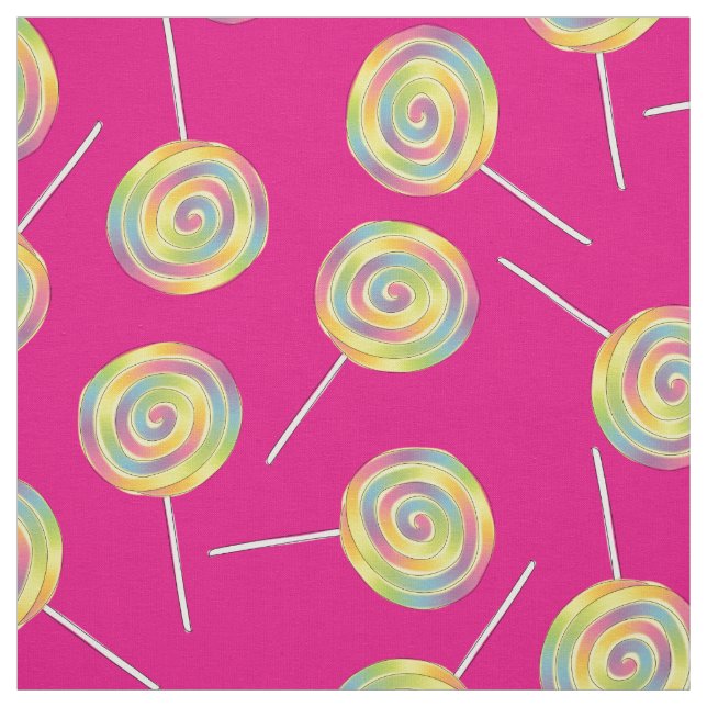 Tecido Lollipops De Cotovelo Bonito Kids Candy (Modelo)
