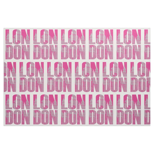 Tecido Londres rosa (Fat Quarter)
