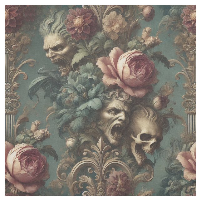 Tecido Longa Longa Distância da Dor - Azulejo da Declaraç (Modelo)