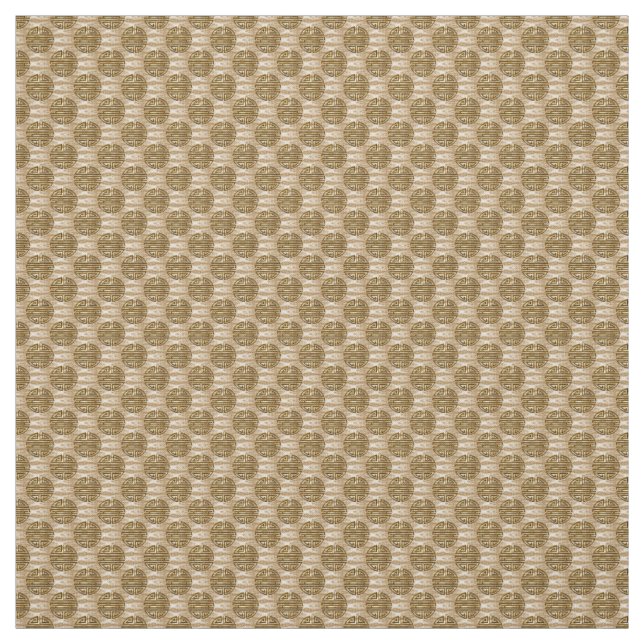 Tecido Longevidade dourada (Modelo)