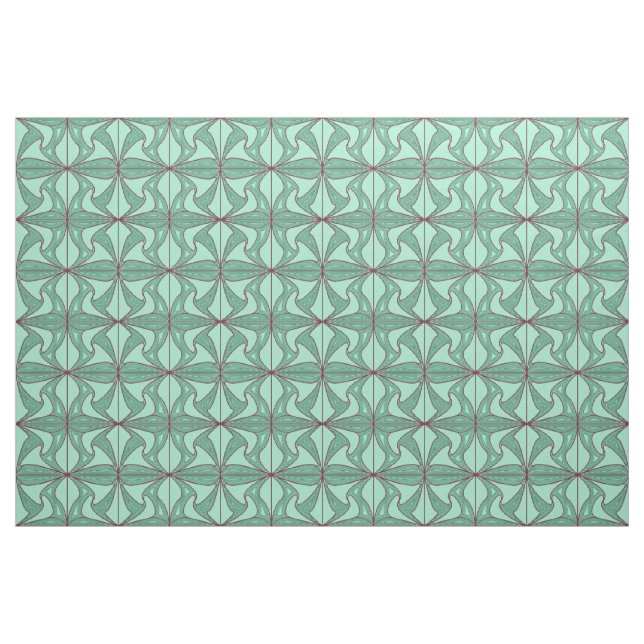 Tecido Lótus Verde (Fat Quarter)