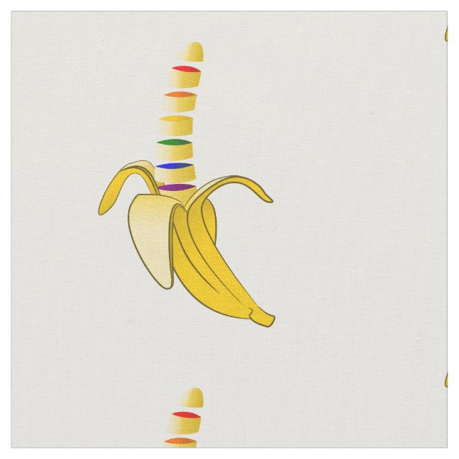 Tecido LQBQT Orgulho Humorístico Banana (Detalhe)