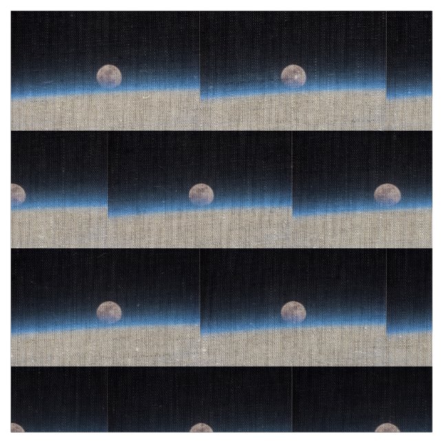 Tecido Lua de cheio parcialmente obscurecida pela atmosfe (Modelo)