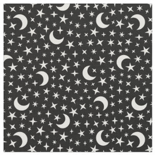 Tecido Lua e estrelas