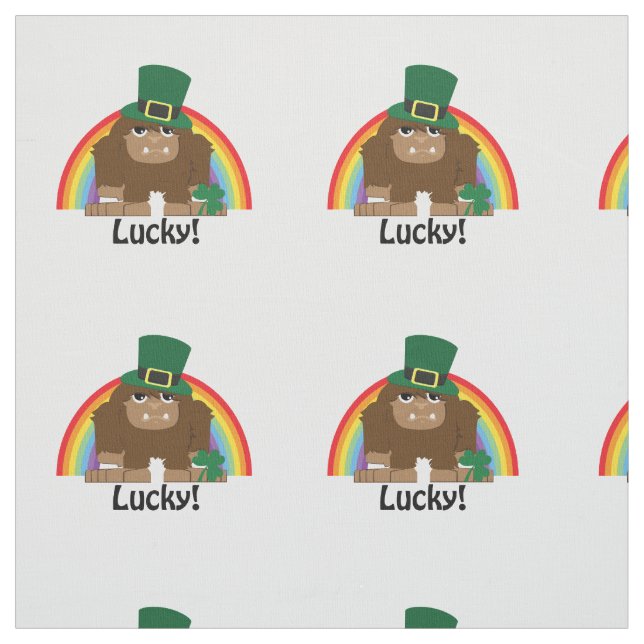 Tecido Lucky Bigfoot Leprechaun (Modelo)
