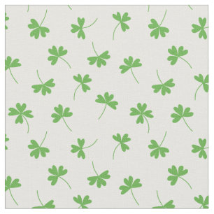 Tecido Lucky Clover em Branco