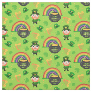 Tecido Lucky Leprechaun - Dia de São Patrício Padrão