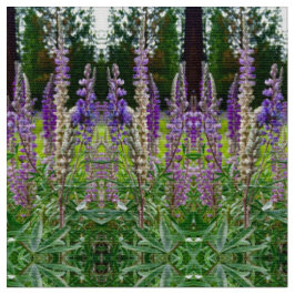 Tecido Lupines, tudo em linha