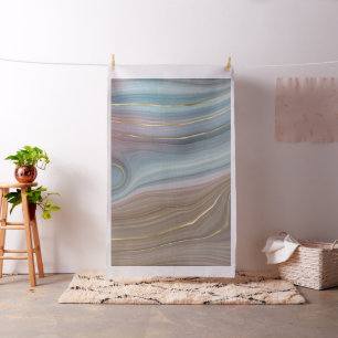 Tecido Luxe Strata   Estofo Azul Tarado, Tarja Cor-de-ros