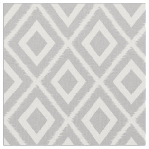 Tecido Luz moderna - teste padrão cinzento de Ikat