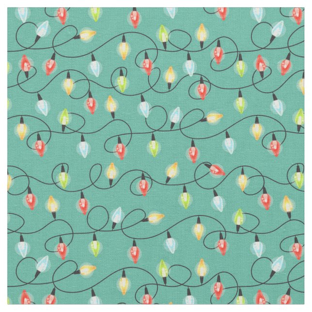 Tecido Luzes de Natal (Detalhe)