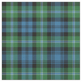 Tecido Lyon Tartan Pattern Blue e Green Irish Xadrez
