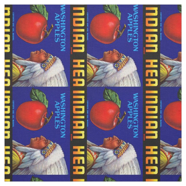 Tecido Maçãs de Washington Chefe Indiana (Modelo)