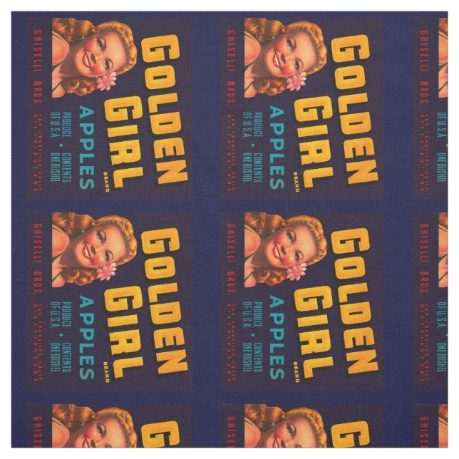 Tecido Maçãs ouros (Modelo)