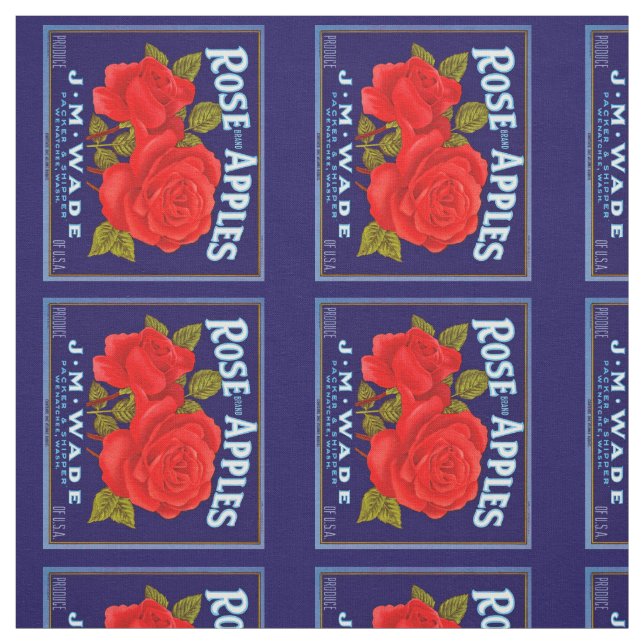 Tecido Maçãs rosa Marca (Modelo)