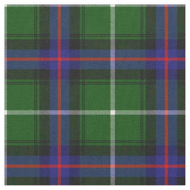 Tecido MacDonald do impressão do Tartan das ilhas (Detalhe)
