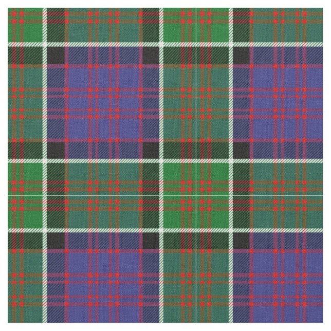 Tecido MacDonald do impressão do Tartan de Ranald (Detalhe)