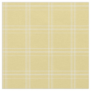 Tecido Maclaren scotland moderna, amarela e branca