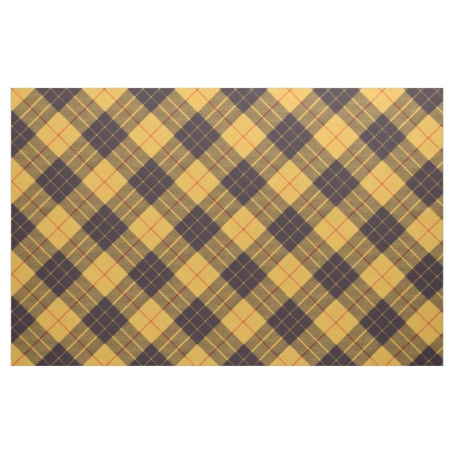Tecido Macleod do tartan do Scottish de Lewis & de xadrez (Jarda)