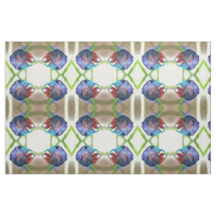 Tecido Macropodus Opercularis Peixes de Aquário