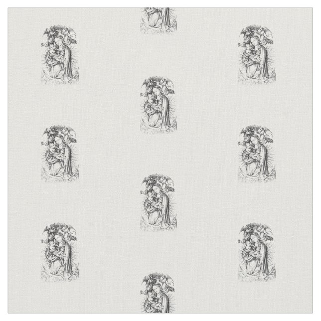 Tecido Madonna com Criança (Detalhe)