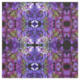 Tecido Magenta Púrpura Hydrangeas púrpuras amarelas