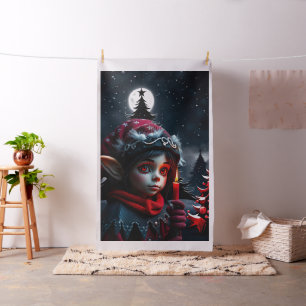 Tecido Magia do elfo gótico debaixo da lua de cheio.