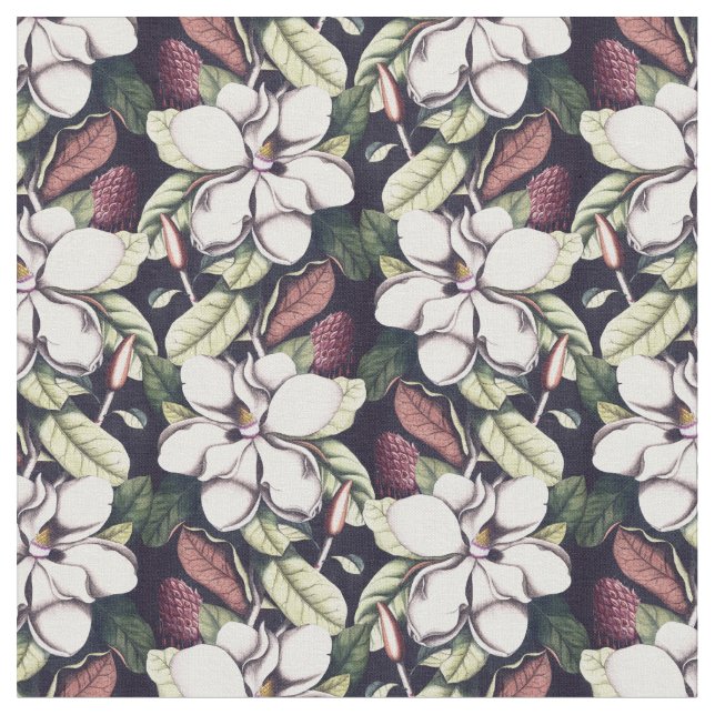 Tecido Magnolia Flowers (Detalhe)
