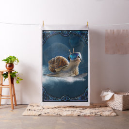 Tecido Mais legal que o resto, o caracol de snowboard.