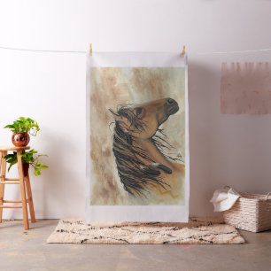 Tecido Majexpressa Curly Horse Mustang por Bihrle
