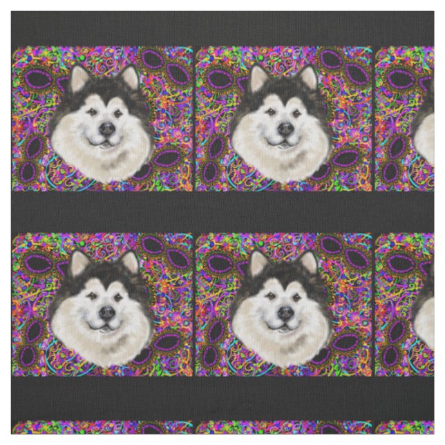 Tecido Malamute do Alasca (Modelo)
