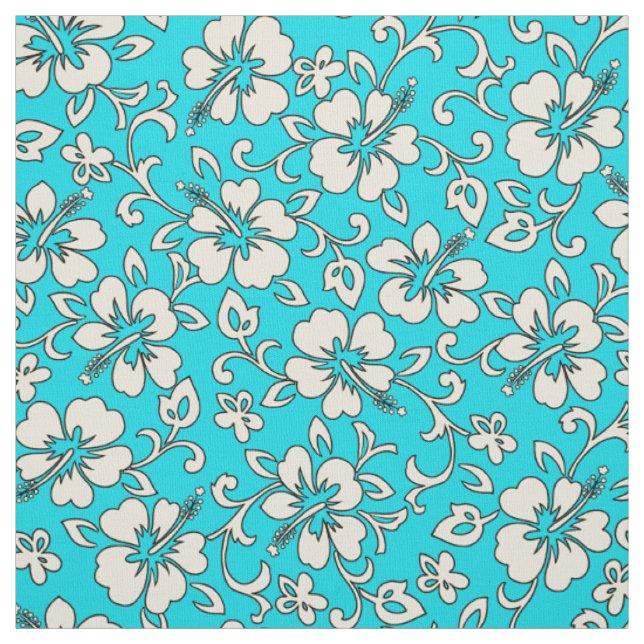 Tecido Malia Hibiscus Hawaiian Pareau Impressão (Modelo)