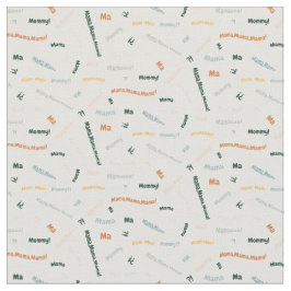 Tecido Mama mother best mom