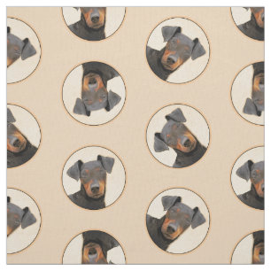 Tecido Manchester Terrier Pintura Original