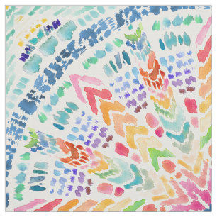 Tecido Mandala do arco-íris das IMPRESSÕES do HIPPIE