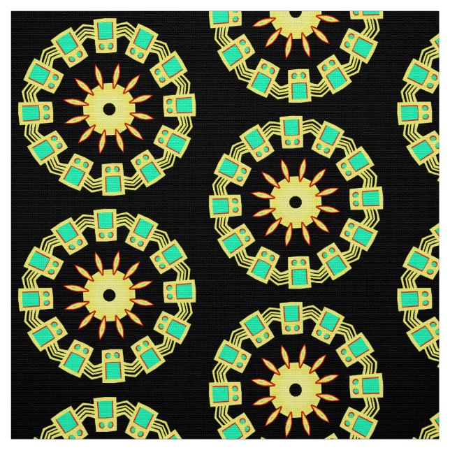 Tecido Mandala Padrão 110714(03) (Modelo)