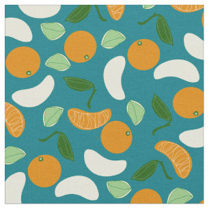 Tecido Mandarin Citrus