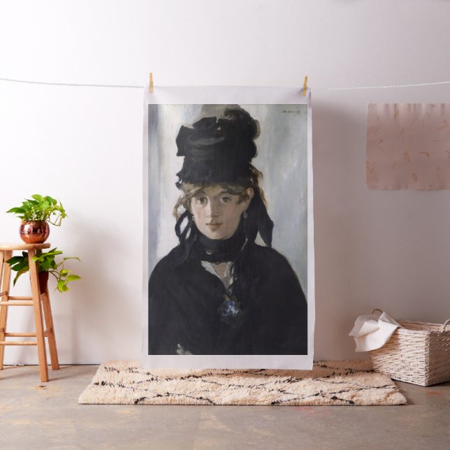 Tecido Manet - Berthe Morisot com um buquê de violetas (In Situ)