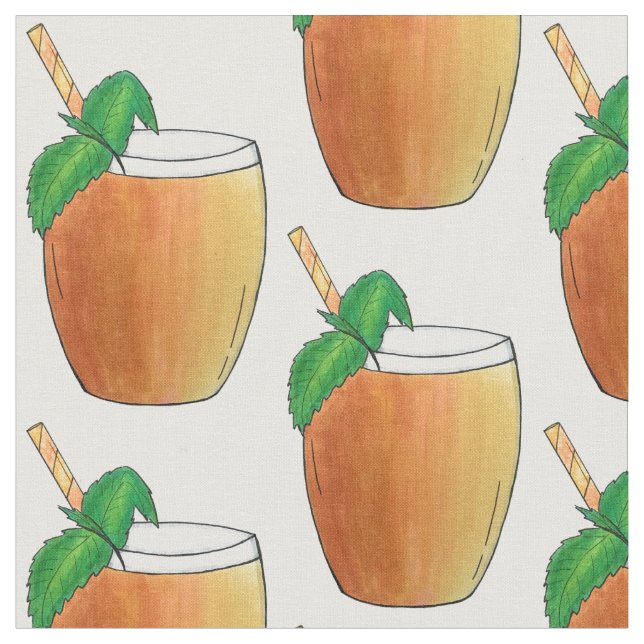 Tecido Mango Lassi Lassis Comida Indiana Yogurt Drink (Detalhe)