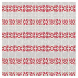 Tecido Manhã da Letónia - Padrão geométrico II do SUN