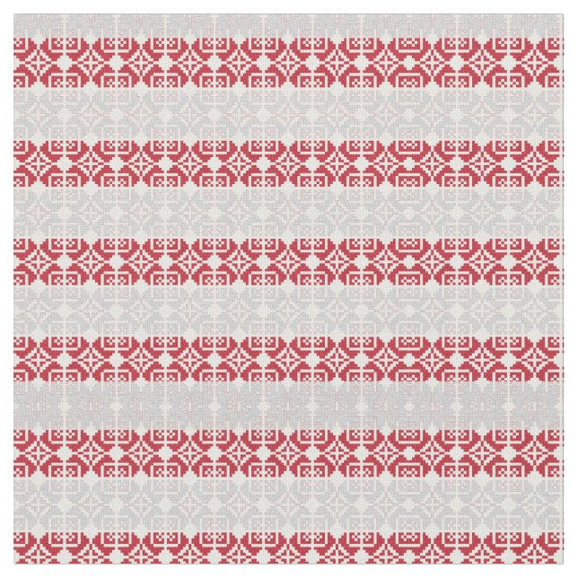 Tecido Manhã da Letónia - Padrão geométrico II do SUN (Detalhe)