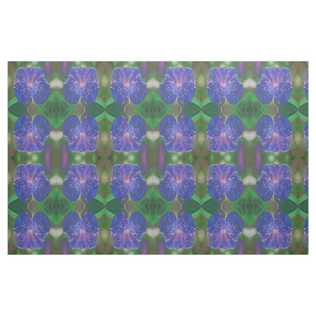 Tecido Manhã Glória (Ipomoea Purpurea) Petais e Dew Dr. (Fat Quarter)