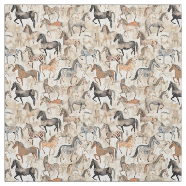 Tecido Mão Mágica: Cavalo Saboroso (Modelo)
