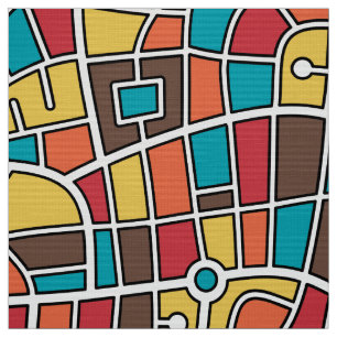 Tecido Map Pattern 030520 - Cores 03