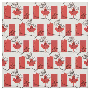 Tecido Mapa do PAVILHÃO Patriótico do CANADÁ