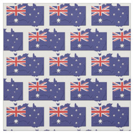 Tecido Mapa do Sinalizador AUSTRALIA