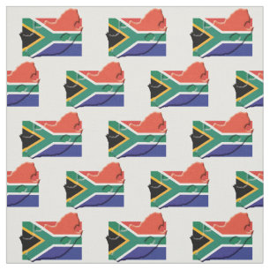 Tecido Mapa Patriótico da ÁFRICA DO SUL