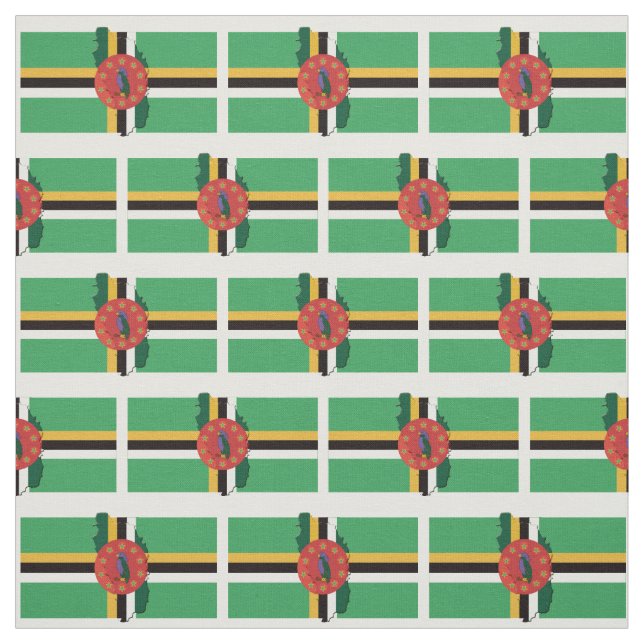 Tecido Mapeamento de Sinalizador DOMINICA (Modelo)