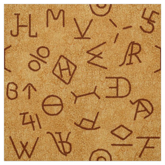 Tecido Marcas de Bovinos Selvagem Ocidental Autênticas (Modelo)