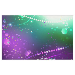 Tecido Mardi Gras Festivo Purple Background